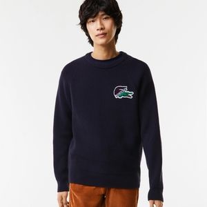 LACOSTE CROCODILLE WOOL SWEATER SIZE M